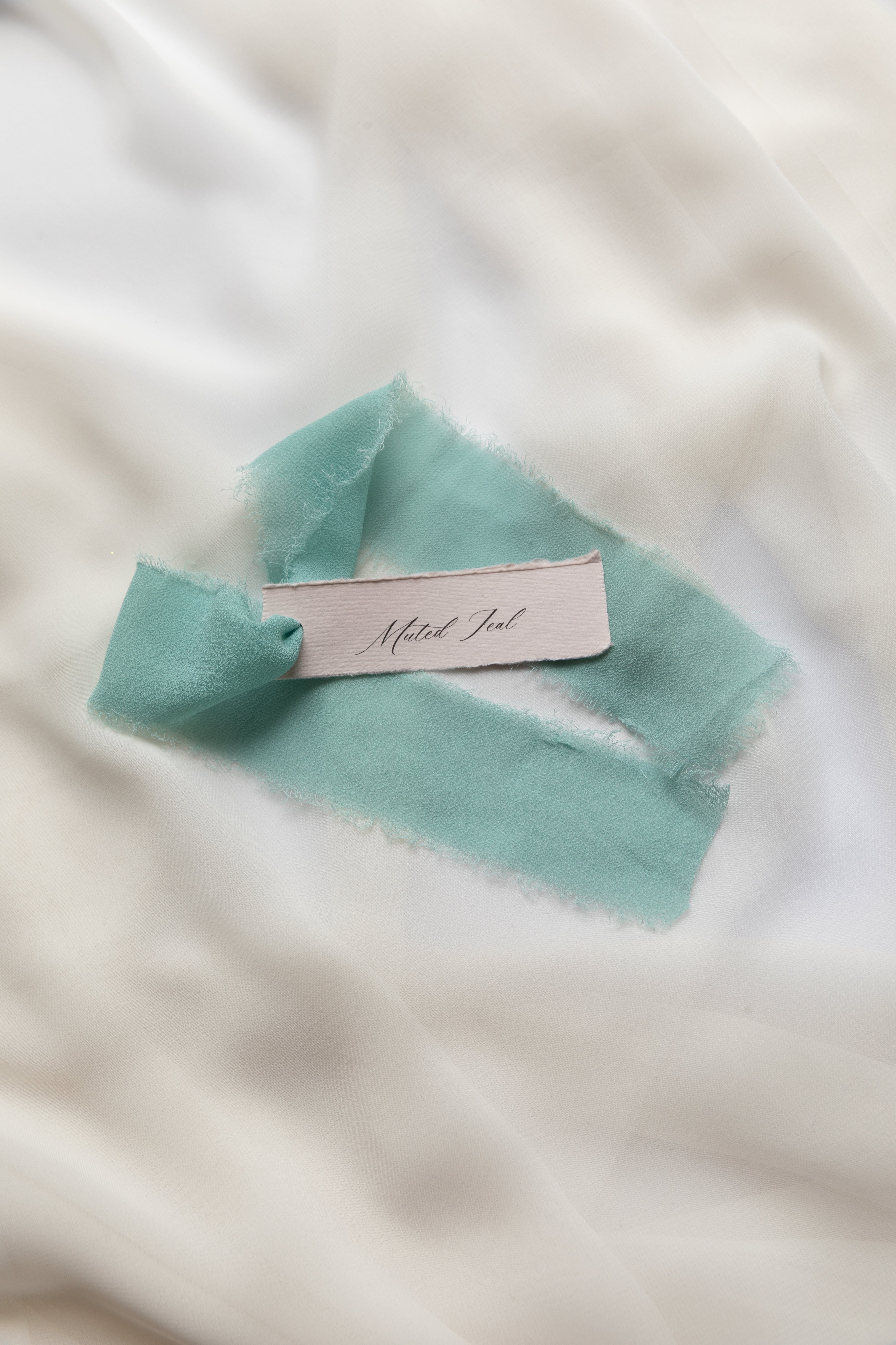 Muted Teal - Keepsake Ribbon