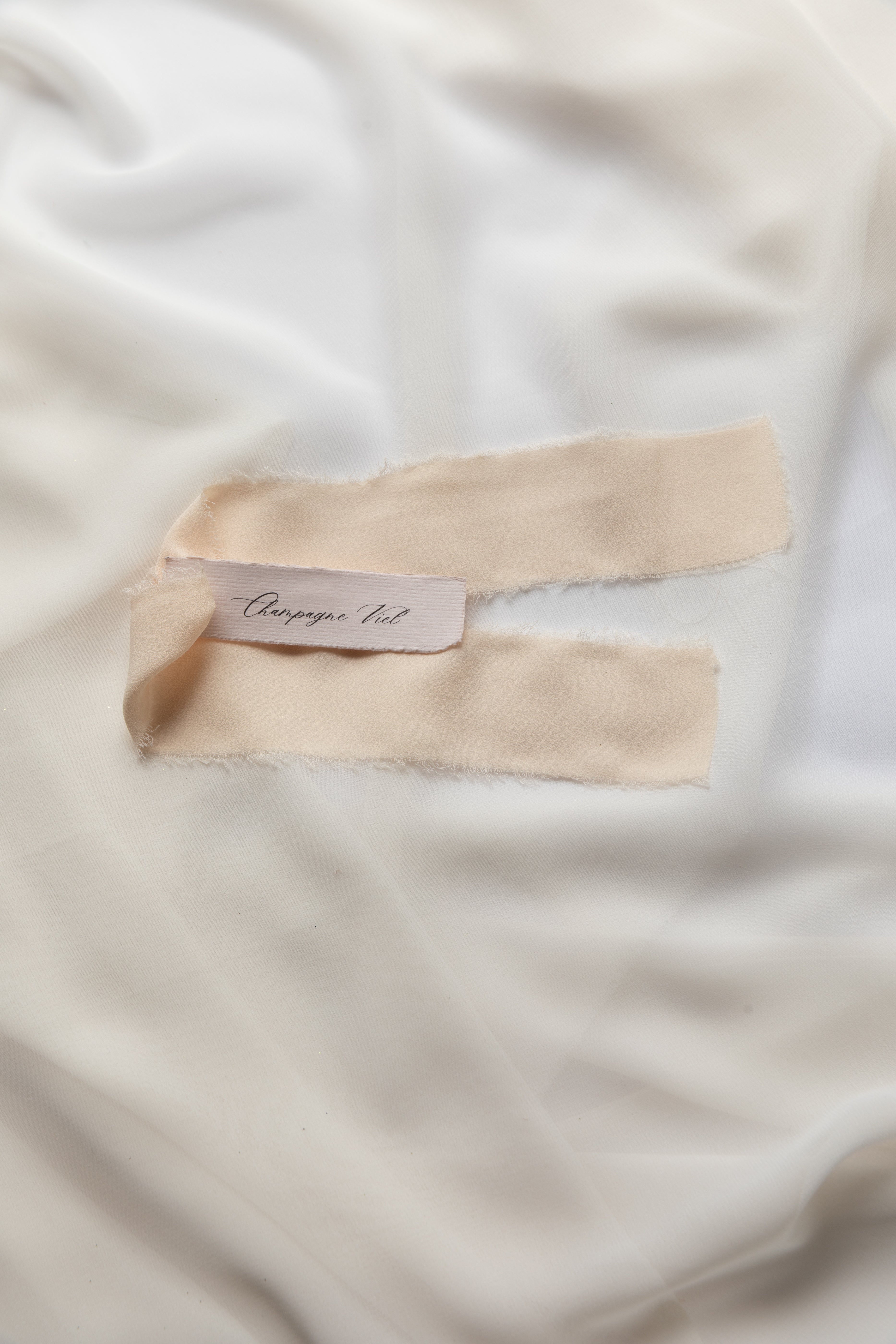 Champagne Veil - Keepsake Ribbon